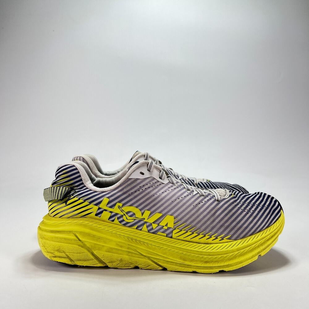 HOKA Rincon 2 Blanc De Blanc Citrus Running Shoes 1110515 BDBCT Women's Size 10